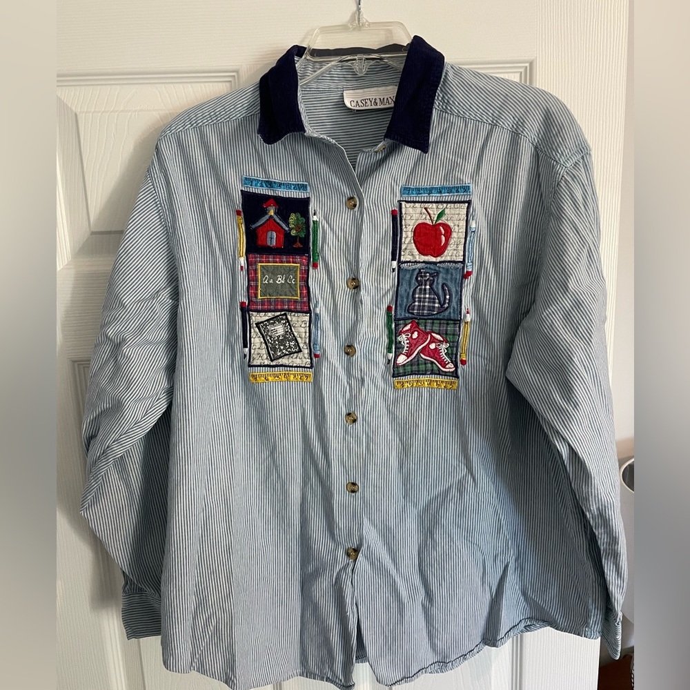Teacher button down shirt